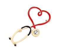 Generisch Bijoux avec signification amour croix rouge forme couleur alliage accessoires broche cadeau broche chaîne bijoux (F, taille unique)