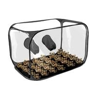 Generisch Black - Kit de culture de champignons portable en PVC - Kit de tente d'allaitement - Grande boîte à air d'allaitement - Mycologie - Capot de fumée - Capot de fumée - Capot de mycologie