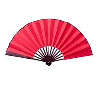 Generisch Blank Craft Éventail pliant uni 8/10 pouces - Éventail à main de style oriental - Pour écrire et peindre - Pour étudiants, bar à café