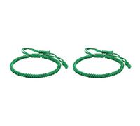 Generisch Bleu 8 Bracelet Bracelet Messages Bijoux Woven Rope Knot Bracelets For Mens Womens Pour Bracelet Choix Bracelet Anneaux (Green*2, One Size*2)