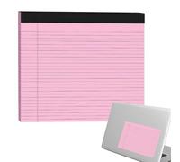 Generisch Bloc-notes - 24 x 27 cm - 30 feuilles - Grand bloc-notes perforé - Pour avocats, étudiants en juge, bureau, employés, tribunal, études, ménage, notes, gestion des cas