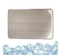 Generisch Bloc réfrigérant en acier inoxydable pour glacière - Refroidisseur de boissons réutilisable, blocs de glace pour femmes, hommes, pêcheurs, voyages, bureau, maison, appartement, festival de