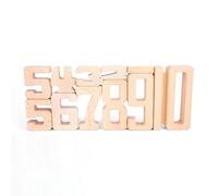 Generisch Blocs Chiffres mathématiques - Jouet éducatif avec numéro en Bois - Jeu de comptage pour Encourager la motricité Fine de la Petite enfance et la Liaison Parent-Enfant pour Les de