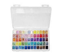 Generisch Blocs de peinture - Large variété d'applications, kit de peinture aquarelle, 60 couleurs, kit de peinture acrylique, kit de peinture de voyage, couleurs vives, accessoires de peinture