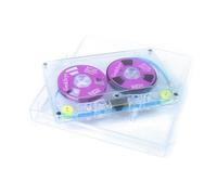 Generisch Bobine de ruban vide en alliage d'aluminium 40 minutes A | Bande de cassette vide standard pour l'enregistrement de musique, bande magnétique en métal solide en forme de losange