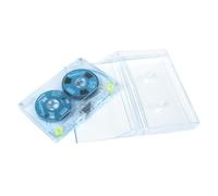 Generisch Bobine de ruban vide en alliage d'aluminium 40 minutes Bleu | Bande de cassette vide standard pour l'enregistrement de musique, bande magnétique en métal solide en forme de losange
