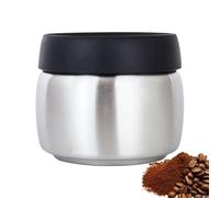Generisch Bocal à café, récipient de stockage de grains, distributeur de joint sous vide, couvercle hermétique fraîcheur 9,5 x 9,5 cm, pour stocker des grains de café, de la farine, du sucre, des