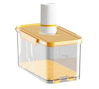 Generisch Bocal sous vide de cuisine - Porte-aliments hermétique - Délicieux récipient de rangement - Boîte de conservation avec pompe et joint d'étanchéité - Récipient durable pour stocker du pain