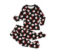 Generisch Body festif 92 pour enfants en coton à manches longues, ensemble de Noël assorti pour tout-petits, garçons, filles, enfants, pyjama de Noël, costume de baptême garçon 74, Blanc., 7-8 ans