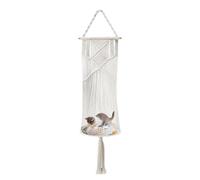 Generisch Boho Lit à bascule pour chat, lit pour chat, hamac pour animaux de compagnie, lit en corde de coton tissé à la main doux, lit hamac pour chat pour dormir, jouer