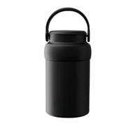 Generisch Boîte à déjeuner isotherme et étanche avec cuillère pliante - Récipient de rangement à large ouverture pour le travail, l'école, le camping, les pique-niques, les voyages, la salade, la