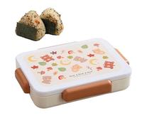 Generisch Boîte à déjeuner pour | 5 compartiments | Récipient alimentaire pour l'école et les loisirs | Parfait pour le sport, les excursions, le camp d'été, les activités de plein air, facile