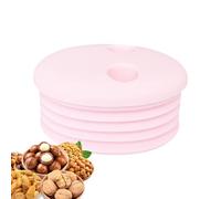 Generisch Boîte à goûter en silicone avec couvercle - Passe au lave-vaisselle - Rangement alimentaire compact antidérapant pour la maison, les voyages, les aventures en plein air