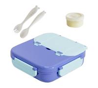 Generisch Boîte à sandwich pour enfant avec compartiment de rangement de 1 | Boîte à déjeuner de pique-nique adaptée pour les enfants, la maternelle, l'école, la maternelle, le camping, les voyages