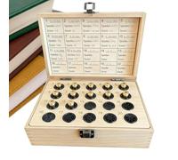 Generisch Boîte à souvenirs de chasse - Vitrine de rangement avec 20 compartiments - Boîte à souvenirs avec motif cerf - Pour table de chevet, chambre à coucher - Pour chasseur, , père, ami