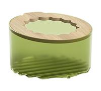 Generisch Boîte de bain à sable pour hamster - Bac à litière pour petits animaux - Cage de nettoyage pour hamster - Avec couvercle pour hamster nain