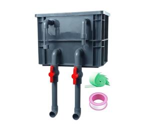 Generisch Boîte de filtration de bassin - Médias filtrants multifonctions silencieux | Pompe de circulation de filtre pour aquariums - Pour une utilisation au bureau, dans un dortoir, dans