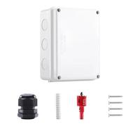 Generisch Boîte de jonction électrique souterraine, blanc | Boîte de jonction étanche pour extérieur, connexions électriques souterraines, boîtier de protection électrique