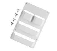 Generisch Boîte de rangement de porte à fermeture éclair | Organiseur de vue étanche avec vis de montage, solution de rangement pour camping, caravane, toilettes, voyage, road trip, gants ménagers