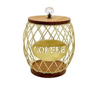 Generisch Boîte de rangement design ananas avec couvercle en verre pour la décoration de la maison et l'organisation des objets, panier à fruits de forme moderne