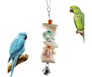 Generisch Bol à sépia - Oiseau naturel nouant - Accessoire de cage pour calopsittes et perruches - Pour balcon, jardin, terrasse, cour, cour, aire de jeux, intérieur et extérieur