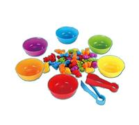 Generisch Bol de tri des couleurs arc-en-ciel, jouet puzzle, animal | Jeu de société, accessoires d'apprentissage, enfants préscolaires, motricité fine, coordination œil-main, interaction