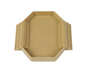 Generisch Bol d'eau pour tortue - Piscine pour reptiles - Bol d'alimentation pour tortue avec marches - Décoration d'intérieur pour tortues, serpent, gecko, autorité des réservoirs