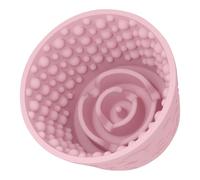 Generisch Bol pour chien - Distributeur de friandises anti-anxiété - En silicone antidérapant - Pour chiens (rose clair)