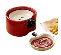 Generisch Bols à sauce en forme de fruits - Bol de service pour sauce - Convient pour épices, beurre, crème, confiserie, frites de pommes de terre, vinaigrette à salade, collations, préparation de