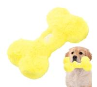 Generisch Bone Plush Jouet vocal en forme d'os pour chiot en peluche souple portable en forme d'os pour chiots, chiots, petits chiens, animaux domestiques