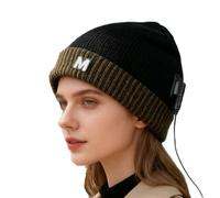 Generisch Bonnet chauffant pour hommes, bonnet chaud et confortable, bonnet thermique coupe-vent chauffant électrique - Pour snowboard, sport, luge, cyclisme, voyages, randonnée, travail, Bord de café