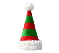 Generisch Bonnet de Noël - Accessoire de fête de Père Noël - Chapeau de Nouvel An en velours doux - Pour séance photo festive d'hiver - Chansons de Noël - Bureau - Fête du Nouvel An - Défilé scolaire
