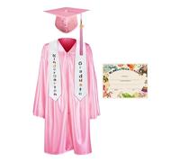 Generisch Bonnet et cape pour - Robe de fête pour l'obtention du diplôme de la maternelle - Tenue de fête pour félicitations pour les d'âge préscolaire et de maternelle