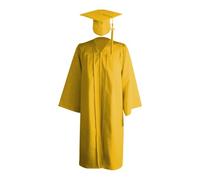 Generisch Bonnet et robe 2023, ensemble de pompons, tenue de remise de diplôme préscolaire confortable avec pompons pour et filles