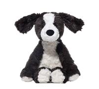 Generisch Border collei Peluche réaliste pour chien, en noir et blanc, compagnon en peluche, détails en tissu résistant, avantage de jeu éducatif, zones de chambre d'enfant, scénario pour tout-petits