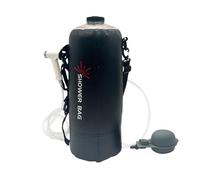Generisch Borsa Doccia Da Campeggio | Borsa Doccia Pieghevole E Portatile | Kit Di Riscaldamento Solare Da 12 Litri Con Tubo Flessibile E Soffione Rimovibili Per Spiaggia, Viaggi, Nuoto, Escursioni