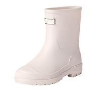 Generisch Bottes Chelsea en caoutchouc pour femme - Bottes mi-hautes - Imperméables - Respirantes - Antidérapantes - Confortables - Pour le jardin, le travail en plein air, la pêche, le lavage de