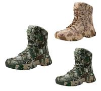 Generisch Bottes de combat militaire, tactiques, militaires, antidérapantes, pour homme, idéales comme bateau de plein air, de travail, de randonnée, d'intervention, vert, 47 EU