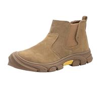 Generisch Bottes de combat pour homme - Bottes de randonnée chaudes - Bottes d'hiver respirantes - Bottes de moto - Protection contre les coups de pied - Couleur unie - Bottes de chasse classiques