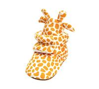 Generisch Bottes de neige chaudes pour garçon de 1 an - Chaussures chaudes pour nourrisson - Prewalker First Walkers - Chaussures de tennis, Orange, 12-18 mois