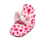 Generisch Bottes de neige chaudes pour garçon de 1 an - Chaussures chaudes pour nourrisson - Prewalker First Walkers - Chaussures de tennis, Rose, 0-6 mois