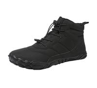 Generisch Bottes de neige d'hiver pour femme - Grande taille - Avec cinq orteils - En coton épais - Imperméables et antidérapantes, Noir , 39 EU