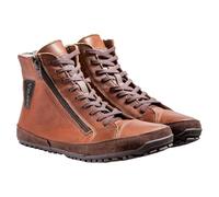 Generisch Bottes de neige doublées imperméables pour homme - Bottes d'hiver avec fermeture éclair - Bottines avec lacets - Bottes en cuir - Chaussures d'extérieur vintage - Couleur unie - Bottes de