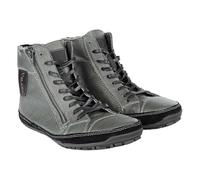 Generisch Bottes de neige doublées imperméables pour homme - Bottes d'hiver avec fermeture éclair - Bottines avec lacets - Bottes en cuir - Chaussures d'extérieur vintage - Couleur unie - Bottes de