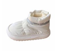 Generisch Bottes de neige pour femme - Antidérapantes - Doublure - Bottes d'hiver - Bottes de randonnée - Imperméables et confortables - Bottes de randonnée - Bottes d'hiver, Blanc., 40 EU