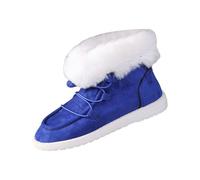 Generisch Bottes de neige pour femme - Doublées chaudes - Confortables - Avec talon plat - Aspect cuir classique - Semelle antidérapante - Douces et confortables - Élégantes - Pour les activités de