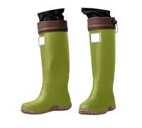 Generisch Bottes de pluie en caoutchouc pour femme - Bottines d'équitation - Élégantes - Chaussures de pluie confortables - Imperméables - Bottes courtes - Bottes d'équitation pour femme - Bottes
