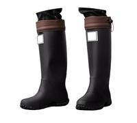 Generisch Bottes de pluie en caoutchouc pour femme - Bottines d'équitation - Élégantes - Chaussures de pluie confortables - Imperméables - Bottes courtes - Bottes d'équitation pour femme - Bottes