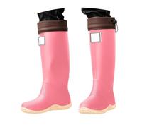 Generisch Bottes de pluie en caoutchouc pour femme - Bottines d'équitation - Élégantes - Chaussures de pluie confortables - Imperméables - Bottes courtes - Bottes d'équitation pour femme - Bottes