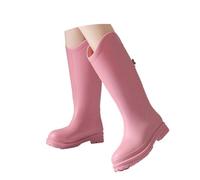 Generisch Bottes de pluie pour femme, antidérapantes, confortables, longueur mollet, extérieur, randonnée, camping, usage quotidien, imperméables, mi-hautes, pour les loisirs, l'aventure, robustes